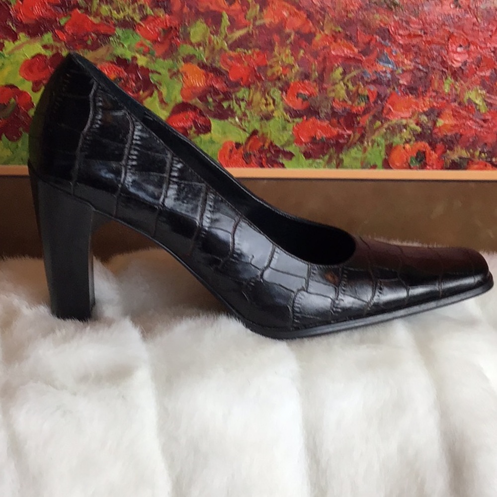 Enzo Anglioli Black 3.5 inch Heels